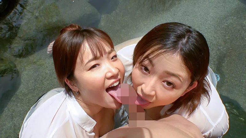 BANK-184 W deck butt Muchimuchi big tits sisters mixed bathing spa