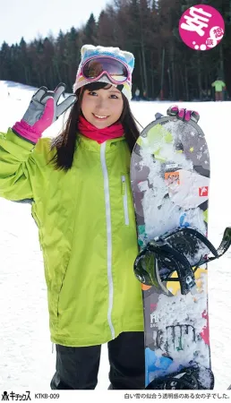 KTKB-009 在滑雪坡上遇見美麗的單板滑雪女孩，熱情地 18 歲剛從高中畢業的阿美醬